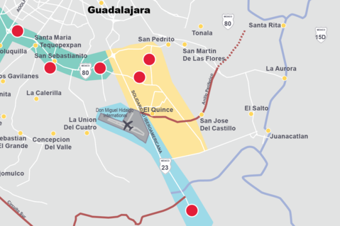 Guadalajara_Mexico_MAP This is a map of Guadalajara, Mexico