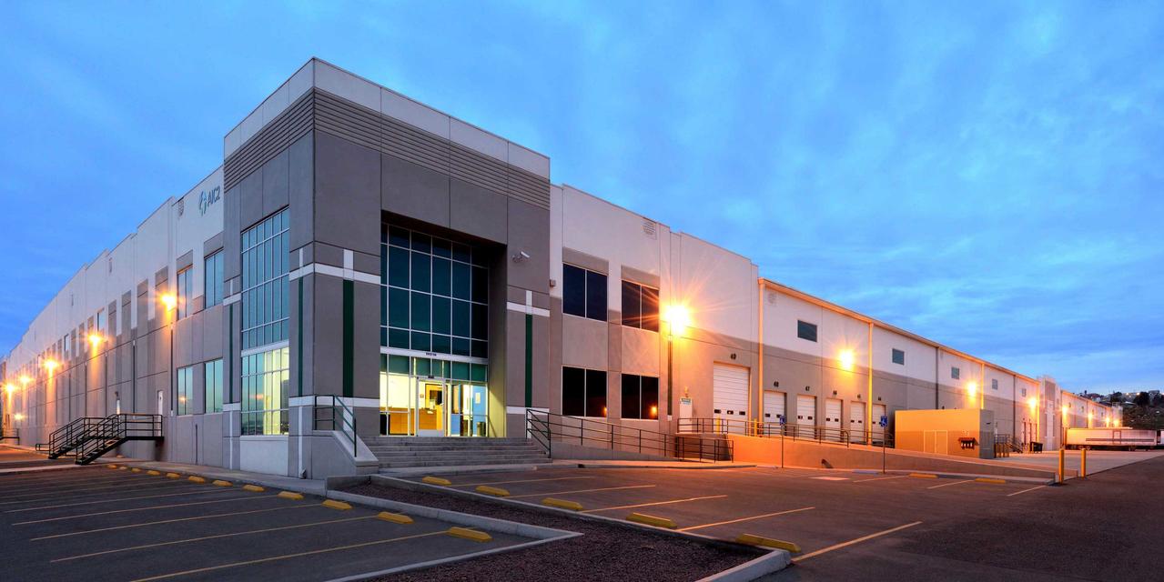 The image shown is logistics warehouse Alamar Industrial Park #2, located in Tijuana, Mexico