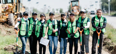 Team members gathered for Impact Day 2019