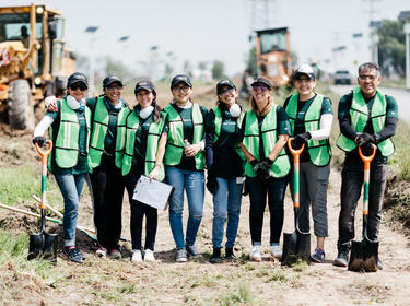 Team members gathered for Impact Day 2019